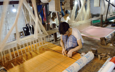 Silk manufacturing